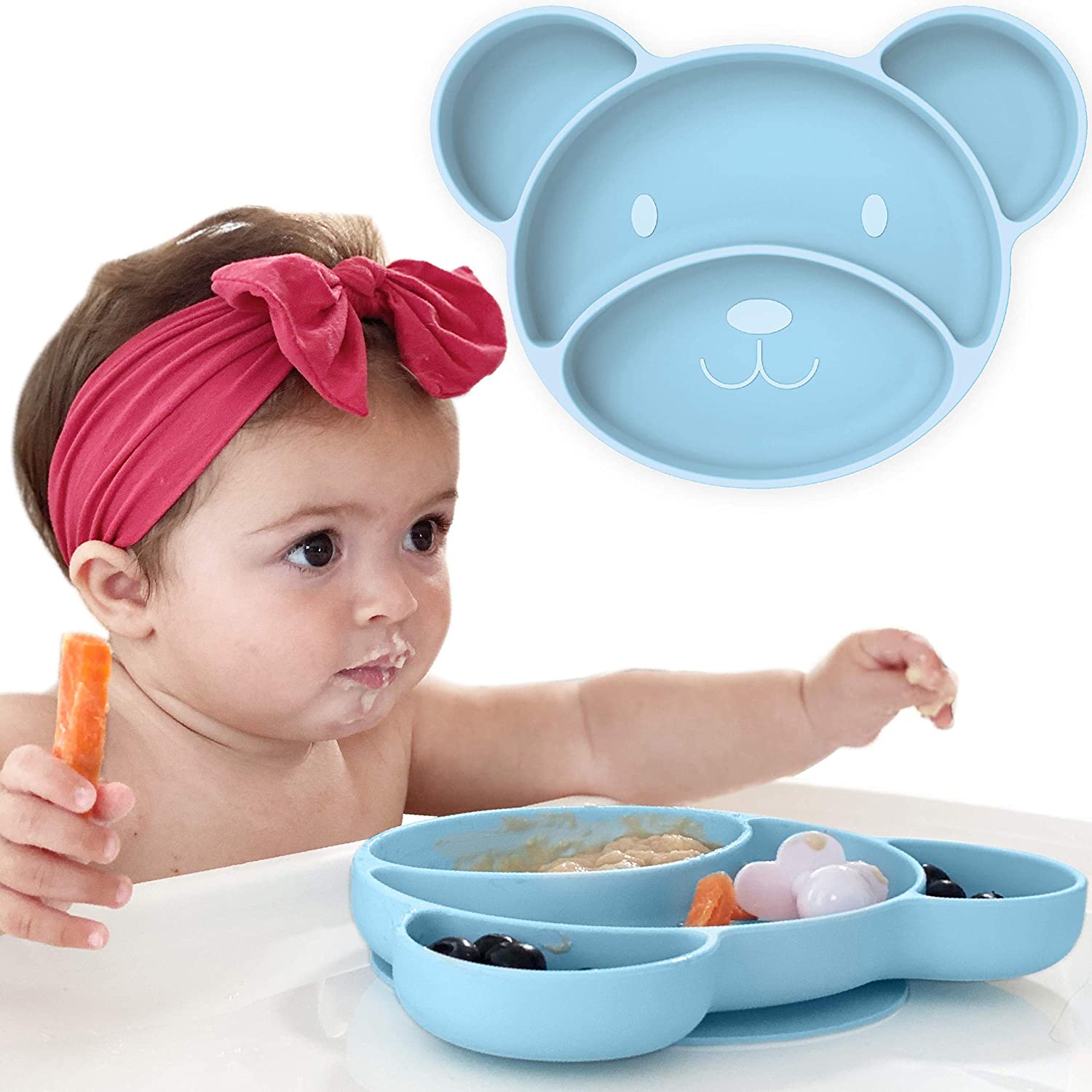 Baby Suction Plate (Blue) – Linda's Essentials
