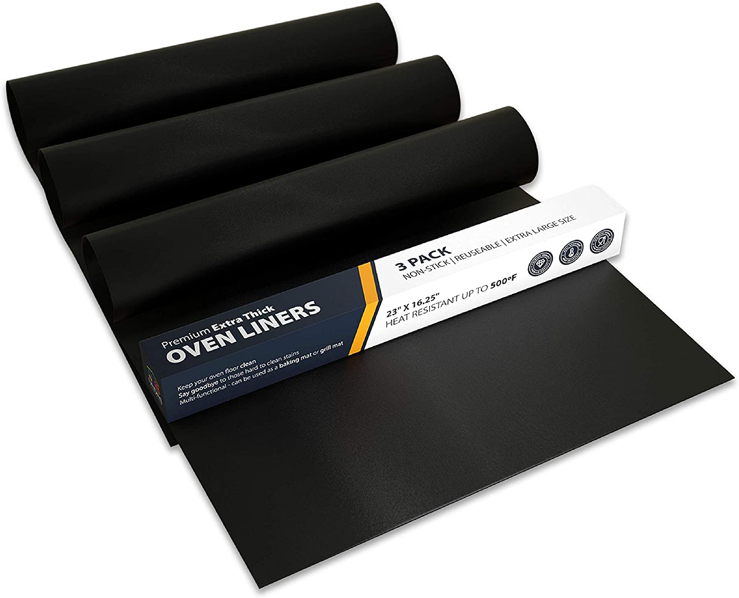Oven Liners for Bottom of Oven with Baking Sheet Liner | Heat Resistant  Oven Liners for Bottom of Electric Oven and Teflon Sheets for Baking 